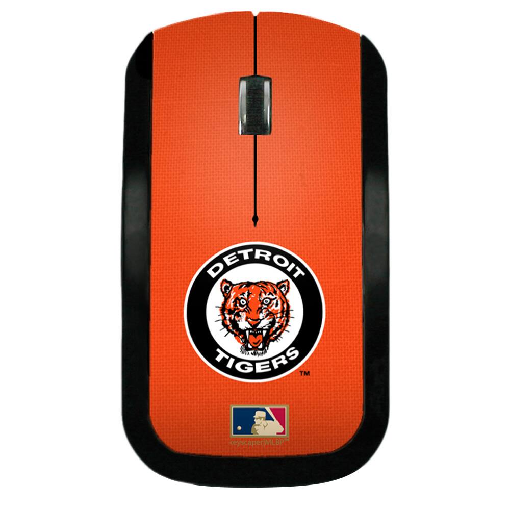 Keyscaper - Detroit Tigers 1961-1963 Cooperstown Solid Design Wireless Mouse - Wireless - Multicolor