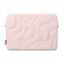tomtoc - Terra-A27 Recycled 360° Protective Puffy Laptop Sleeve Bag for 13-inch MacBook New A18 Pro Chip 2026, Quilted Design - Saltblush
