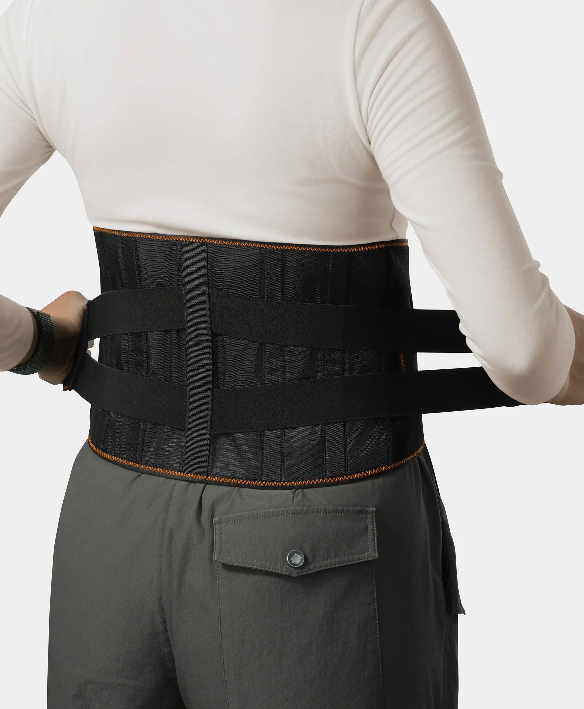 Alt View 4. ororo - Evergard Heated Waist Brace - W36 - Black.