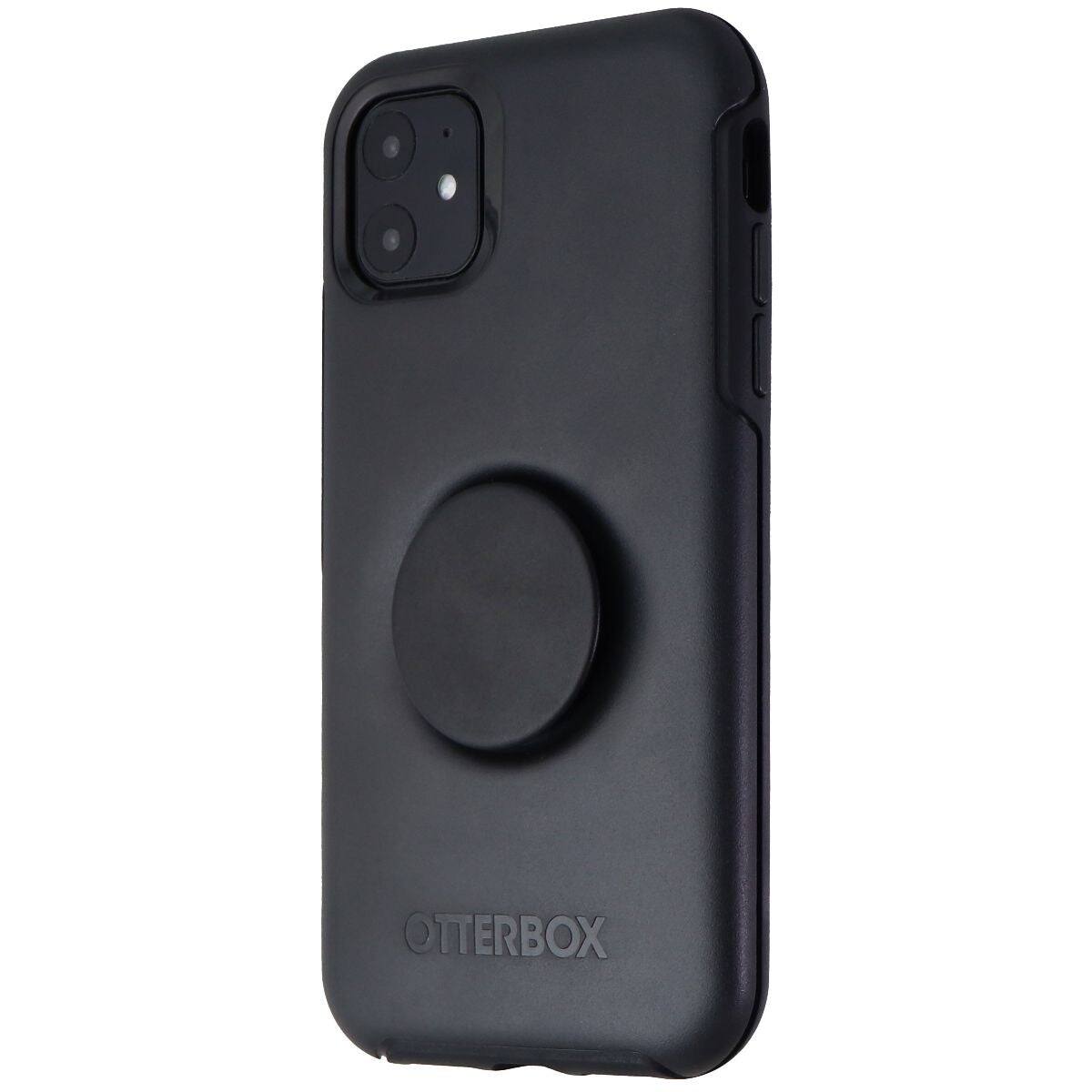 Front. OtterBox - Otter + Pop Symmetry Series Case for Apple iPhone 11 - Black - Black.