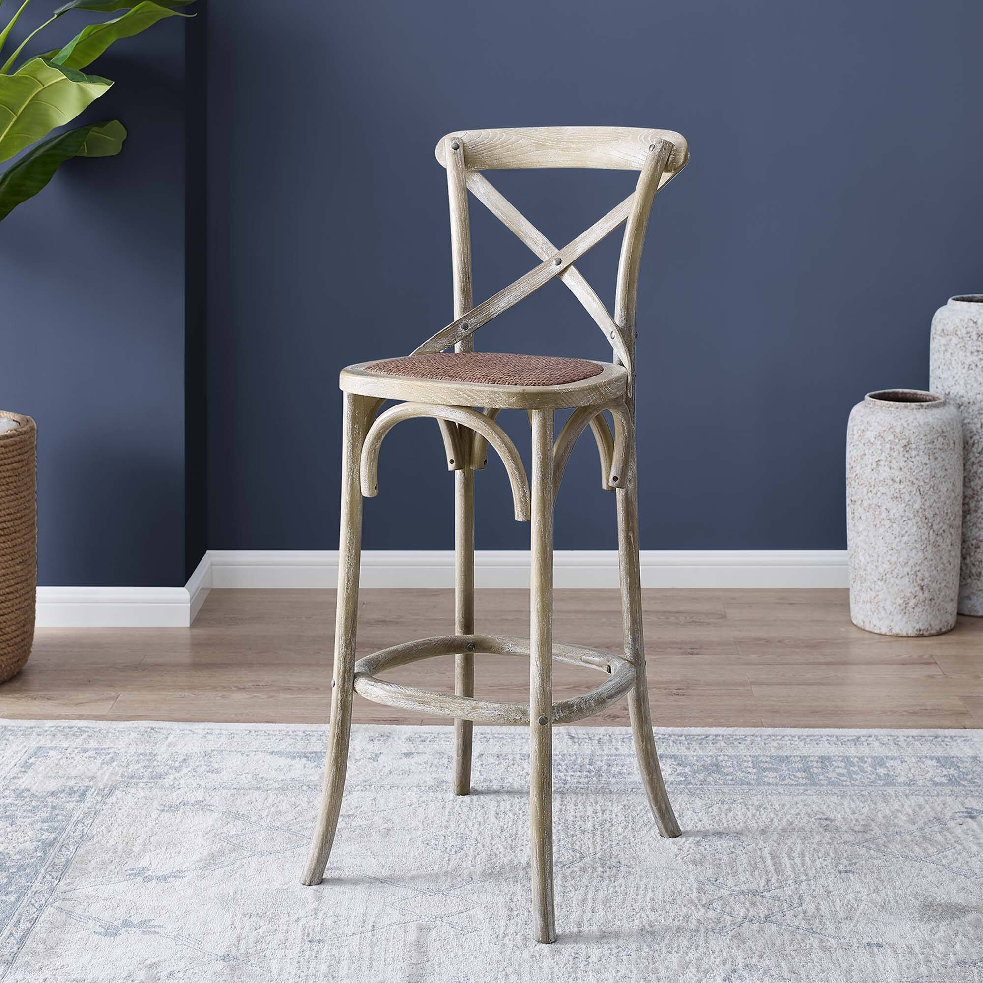 Alt View 5. Modway - Gear Bar Stool - Gray.