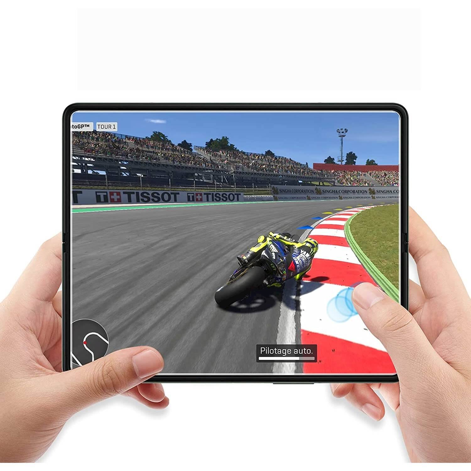 Alt View 12. SaharaCase - Full Body Film Screen Protector for Samsung Galaxy Z Fold3 5G - Clear.