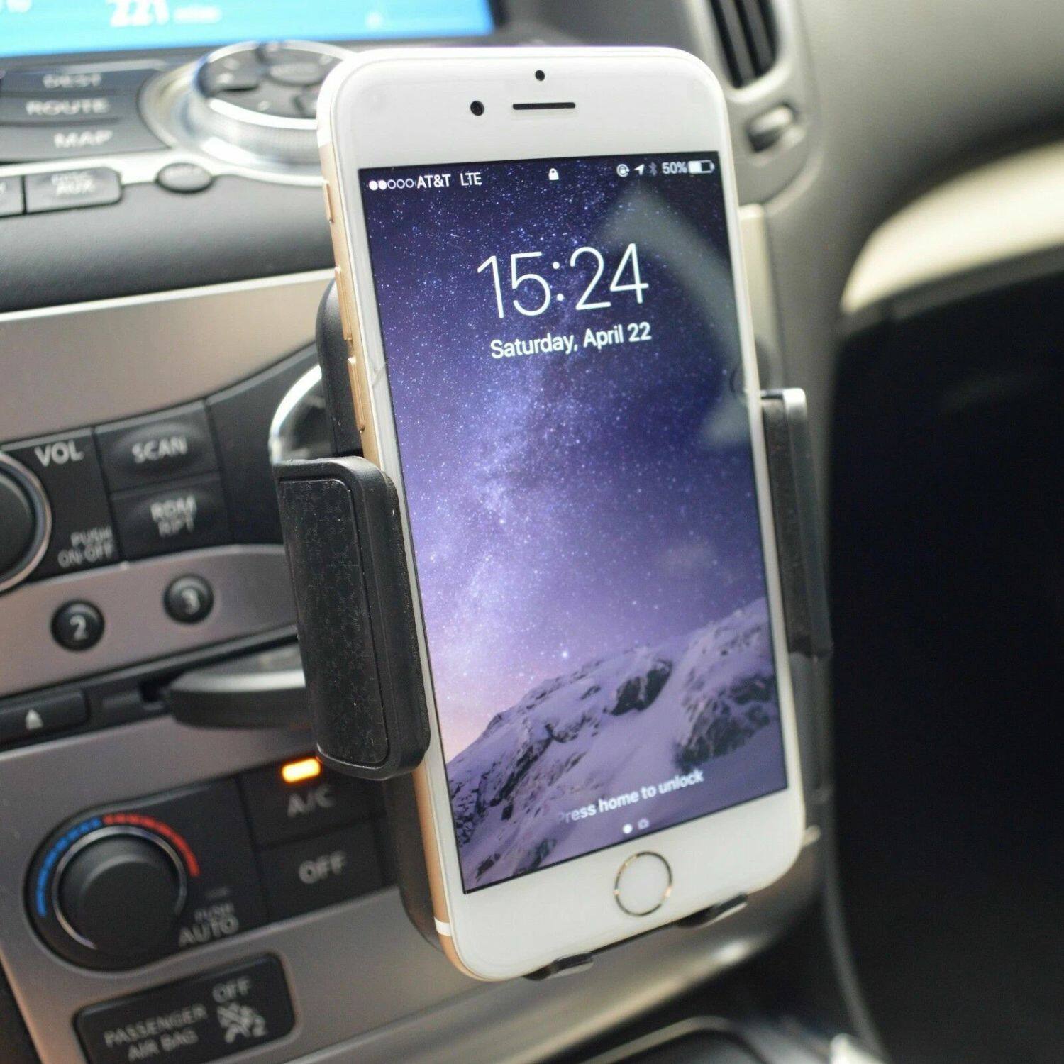 - 231 ROTE SAAP 1 50% AT&T LTE 15:24 Saturday, April 22 VOL SCAN RPT ON-OFF ON 2 A/C OFF nR AUTO OFF PASSENGER BAG AIR to unlock Press home