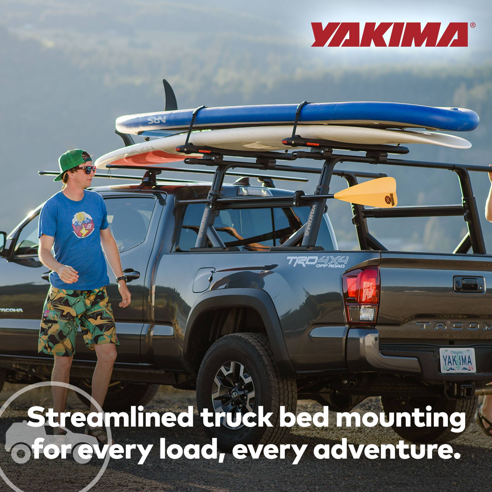 YAKIMA S&N TRO D4X OFF - COHA a00A- TACON Oregon YAKIMA  
Streamlined truck bed mounting for every load, every adventure.