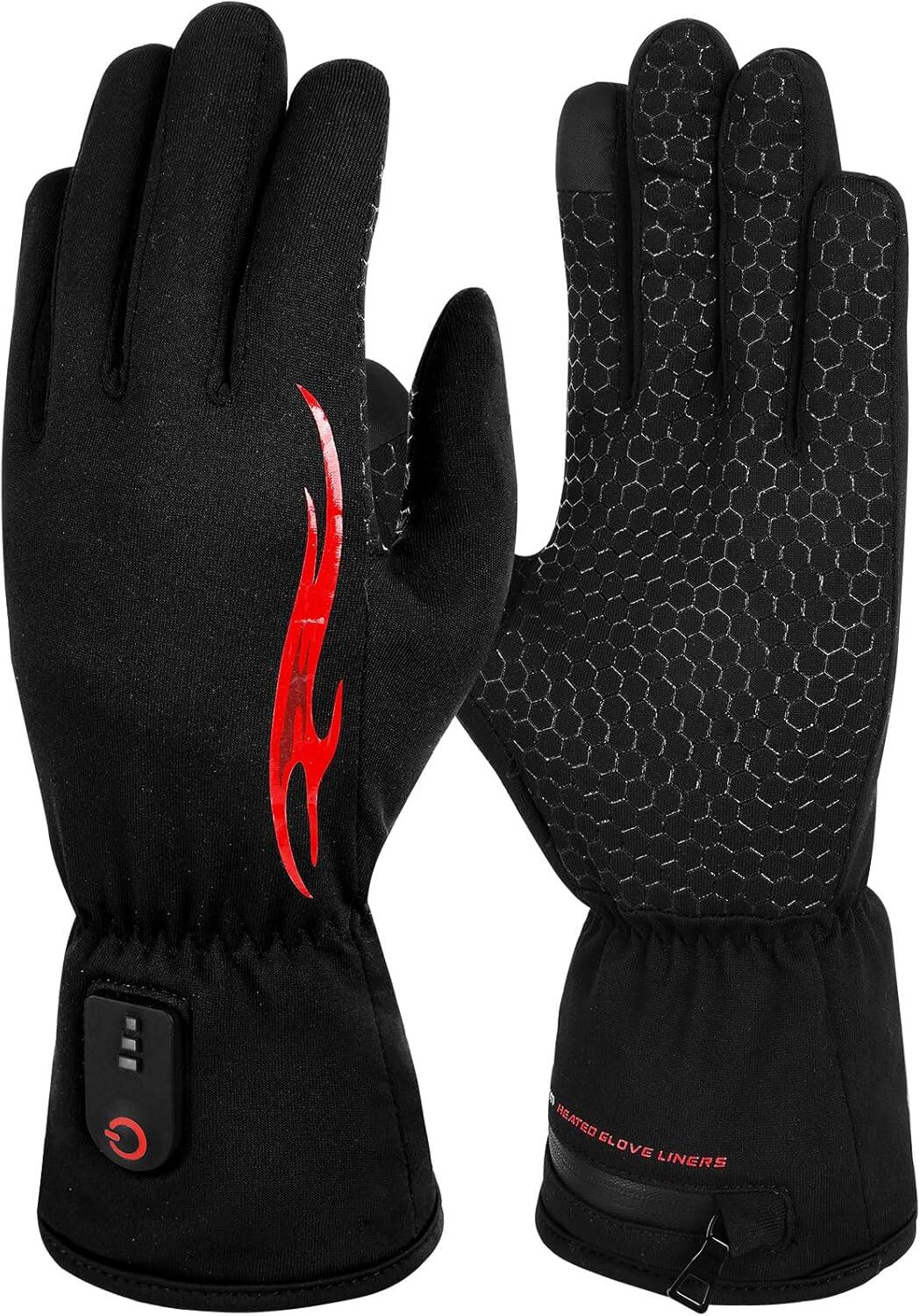 Cozy Serene - Heated Glove Liners for Women Men, 7.4V Rechargeable Battery Thin Heated Work Gloves with - Product Details - X-Large-G32