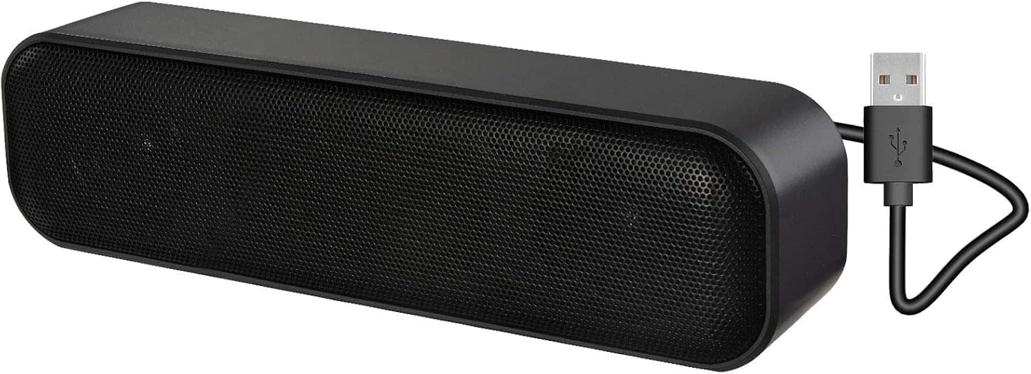 Stamp n Camp - ZETIY Updated Computer Speaker, USB Powered Speaker for Desktop,Windows PC,Mac. Portable Mini Sound bar-Plug and Play