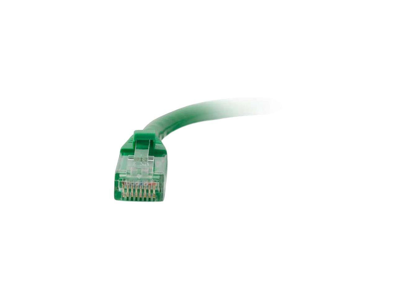 Alt View 3. Cables to Go - C2G 00934 6 in. Cat 5E Green Network Patch Cable.