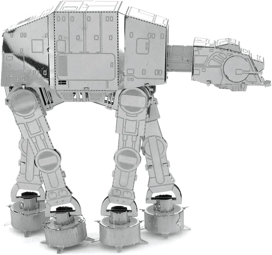 Front. Metal Earth - Metal Earth Star Wars Imperial AT-AT 3D Metal Model Kit - Silver.