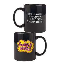 Gaya Entertainment - Bubble Bobble Logo Ceramic Coffee Mug - Black