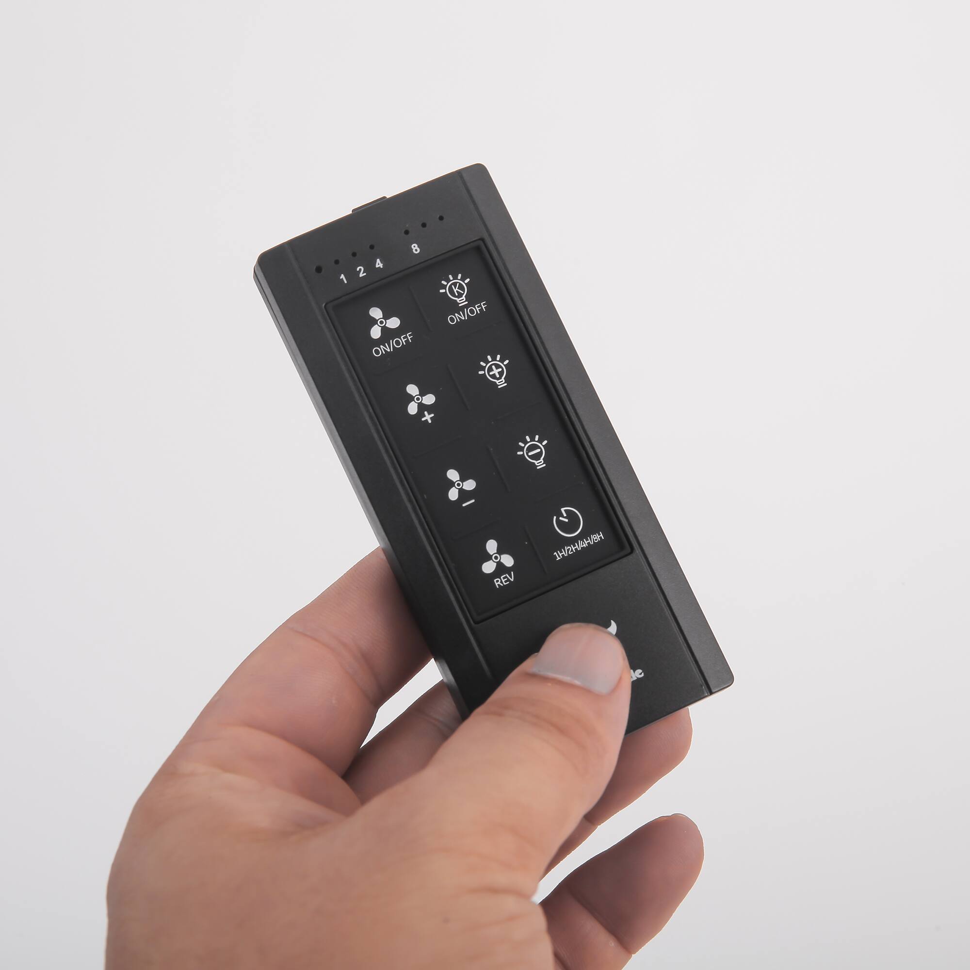 Sure, here is the corrected and grouped text from the image:

- 1 2 4 8
- ON/OFF
- ON/OFF
- ON/OFF
- REV
- 1M/2M/4M/8M
- RBH