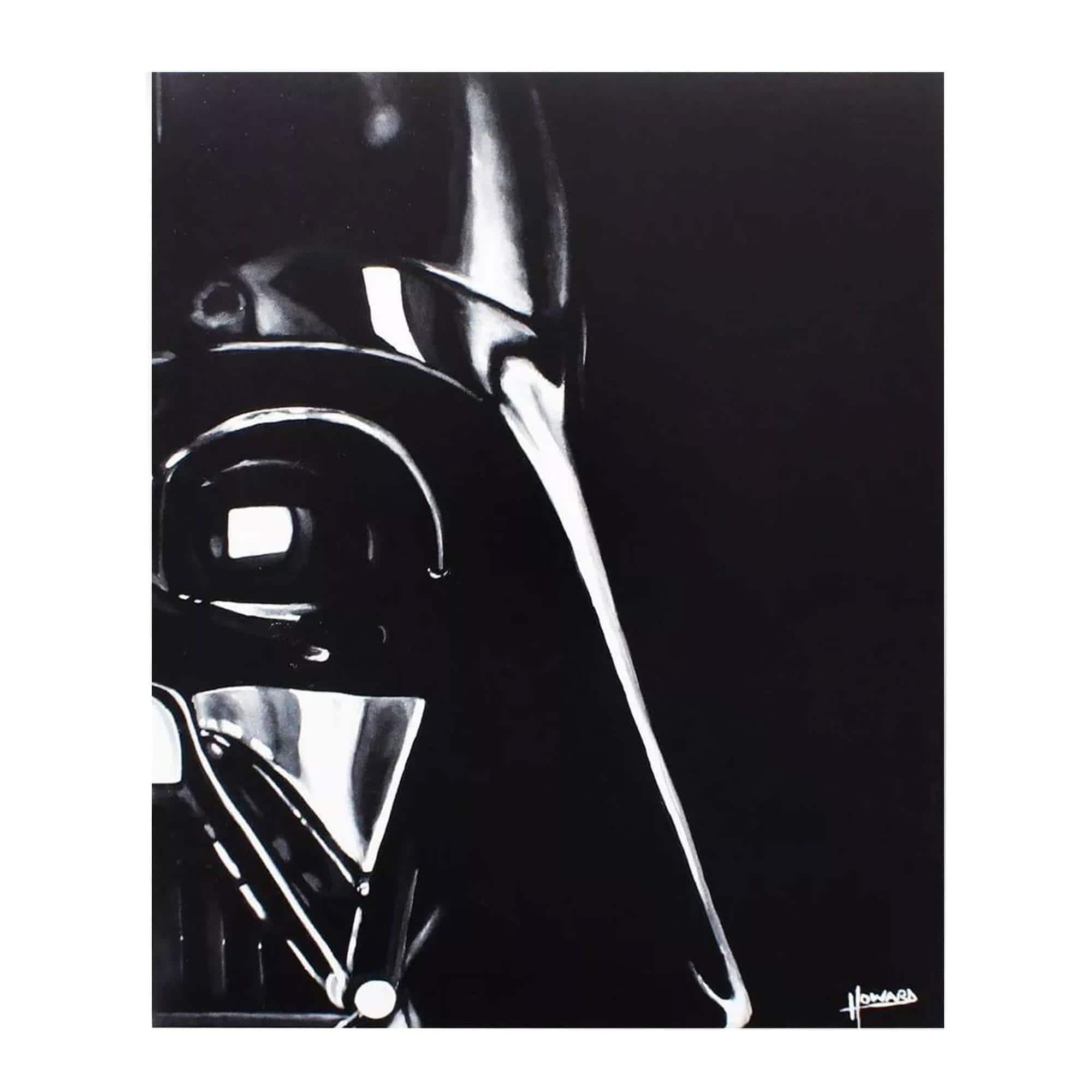 Star Wars - Darth Vader 8x10 Art Print by Lee Howard (Nerd Block Exclusive) - Black