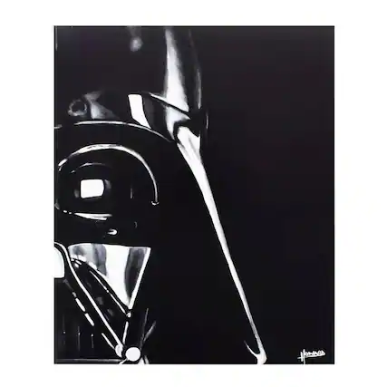 Front. Star Wars - Star Wars Darth Vader 8x10 Art Print by Lee Howard (Nerd Block Exclusive) - Black.