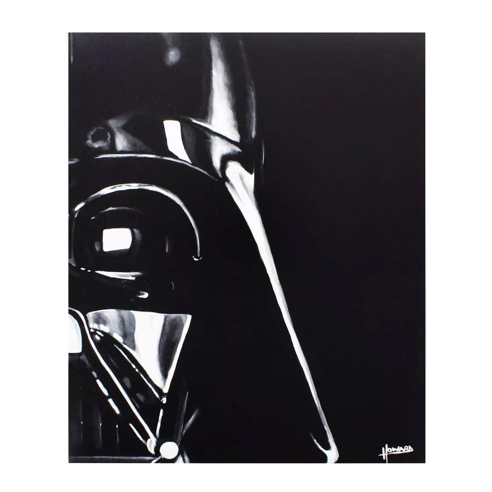 Front. Star Wars - Star Wars Darth Vader 8x10 Art Print by Lee Howard (Nerd Block Exclusive) - Black.