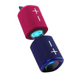 PRIMEPLUS - Magnetic 2-in-1 Wireless Speaker, IPX6 Waterproof Bluetooth 5.3 Colorful Lights Split Design for 360° & Stereo Sound - S18