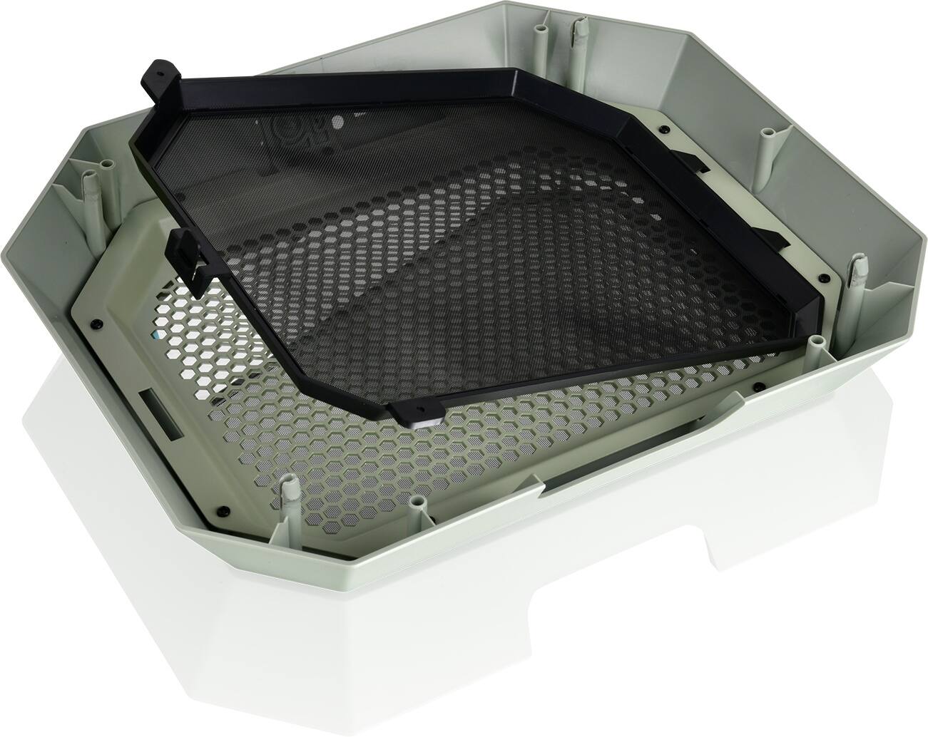 Alt View 24. Thermaltake - The Tower 300 Micro ATX PC Case - Matcha Green.