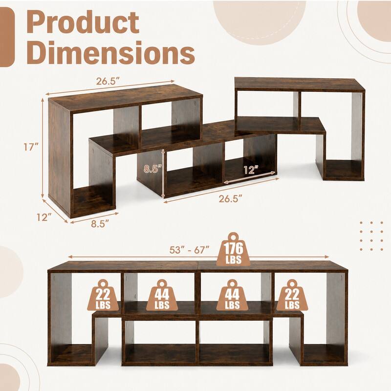 Product Dimensions  
26.5"  
17"  
8.5"  
12"  
26.5"  
12"  
8.5"  
53" - 67"  
176 LBS  
22 LBS  
44 LBS  
44 LBS  
22 LBS