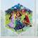 Angle Zoom. Make It Real - Disney: Window Art Mosaic Resuable Puzzle Clings, Encanto, 66 Pieces.