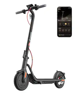NAVEE - V40i Electric Scooter w/25 mi Max Operating Range & 20 mph Max Speed - Black