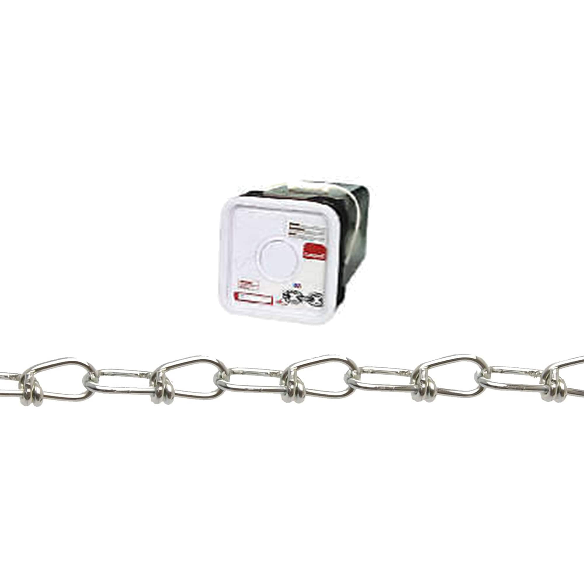 Campbell Chain & Fittings - Steel Zinc Plated Inco Double Loop Chain Square Pail - Silver price history on PriceWatchPro