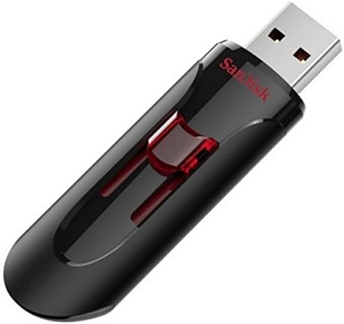 Angle. SANDISK - Cruzer Glide USB 3.0 Flash Drive - 16GB - Black.