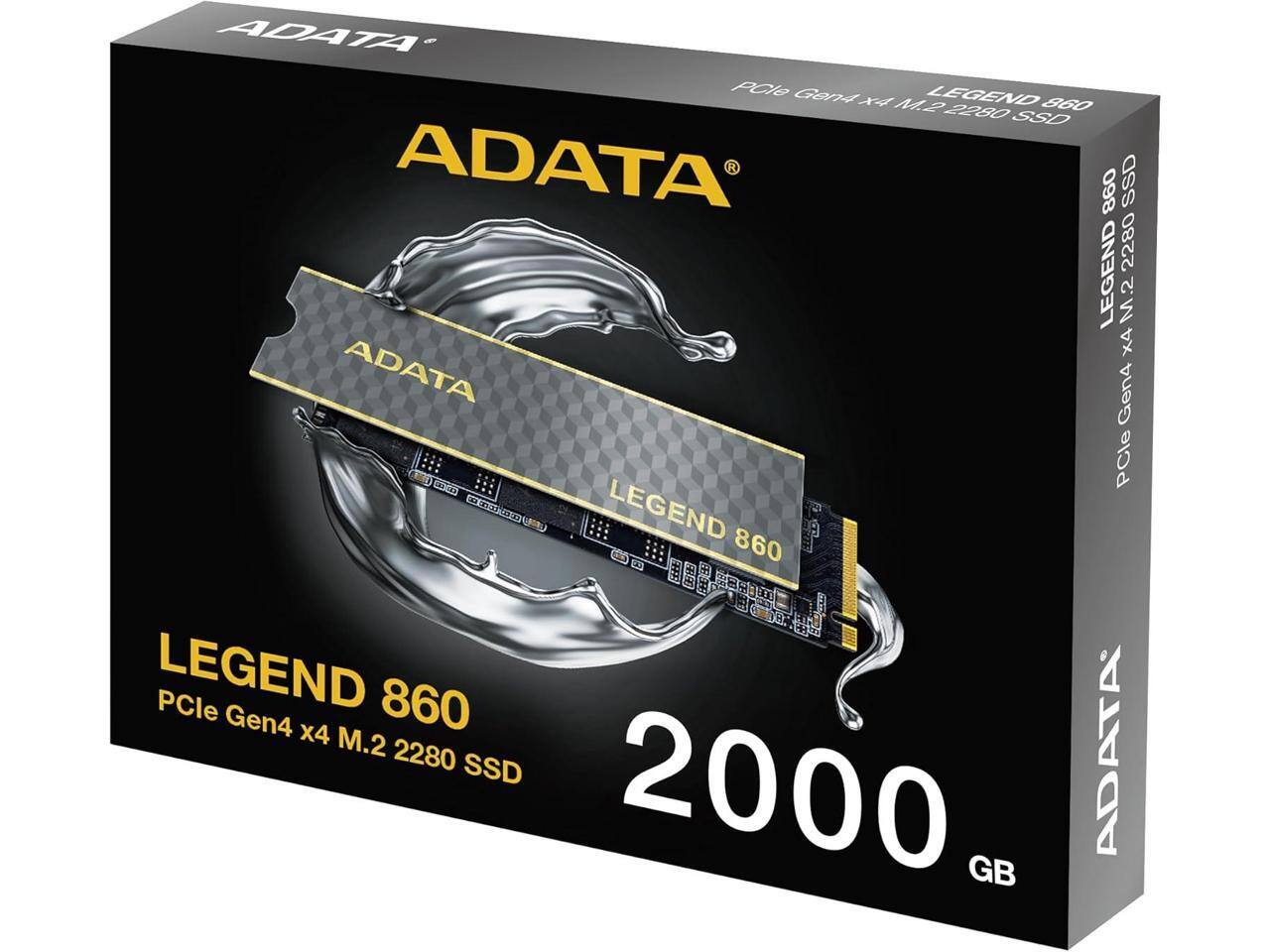 ADATA LEGEND 860 PCIe Gen4 x4 M.2 2280 SSD  
ADATA LEGEND 860 PCIe Gen4 x4 M.2 2280 SSD 2000 GB