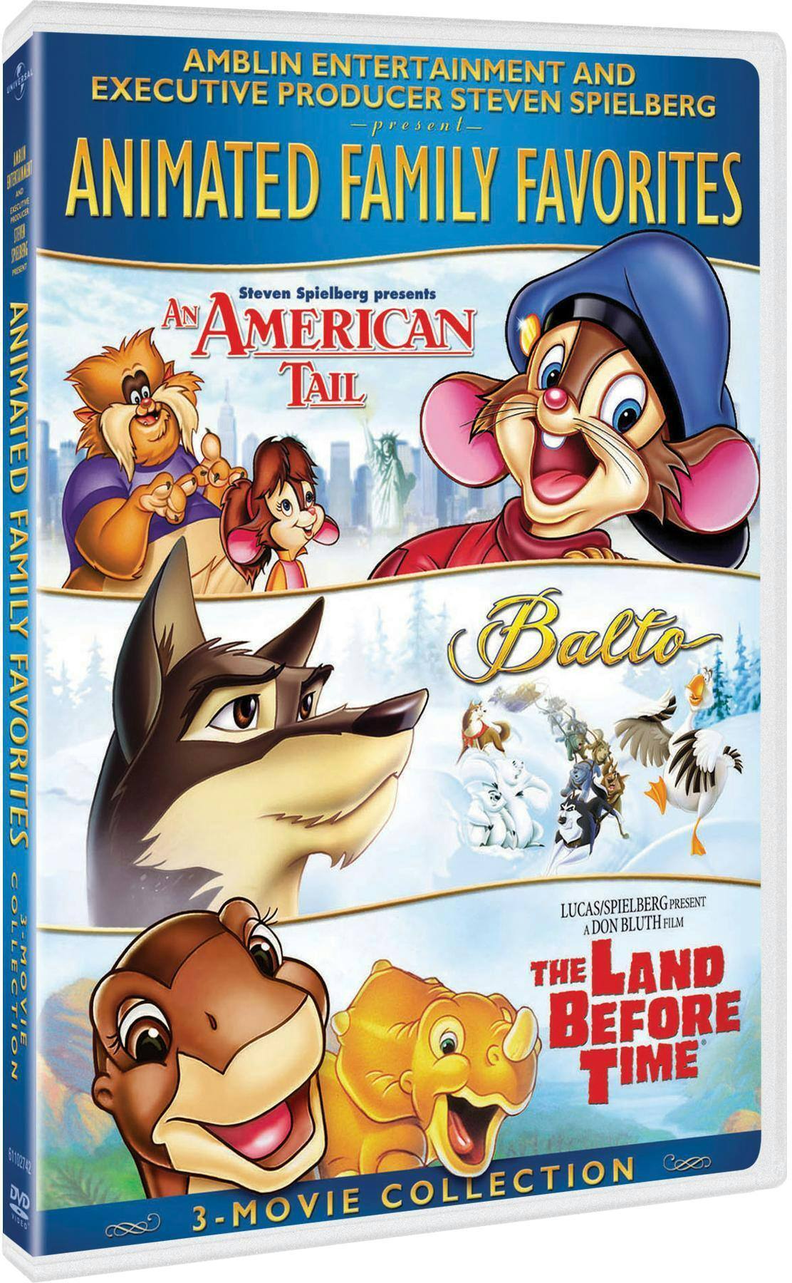 Angle. Animated Family Favorites 3-Movie Collection   - DVD.