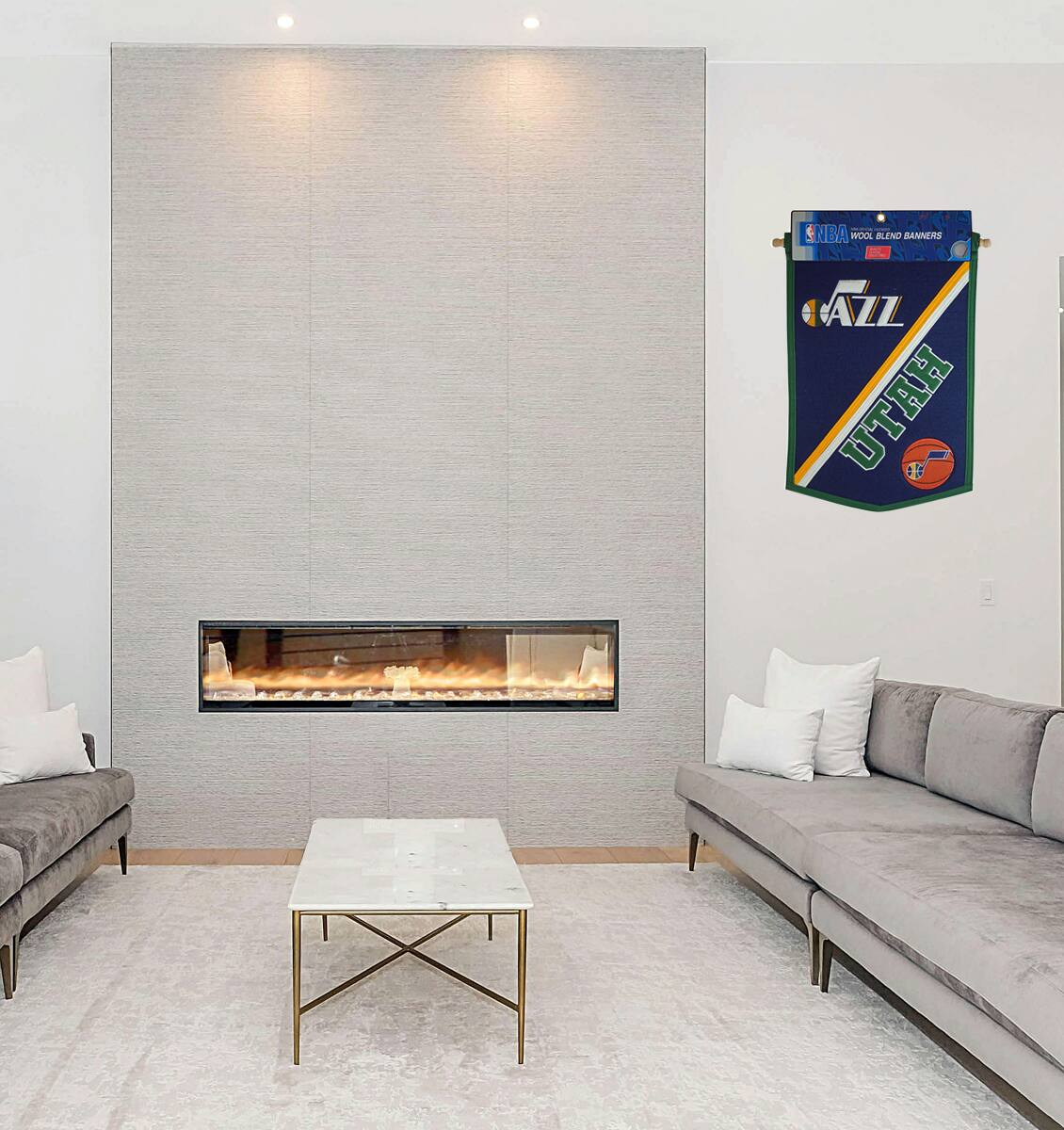 NBA WOOL BLEND BANNERS  
UTAH JAZZ