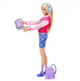 Mattel - Barbie I Love School, Back to School Doll, Blonde with Accessories - COLLECTIBLES - Multicolor