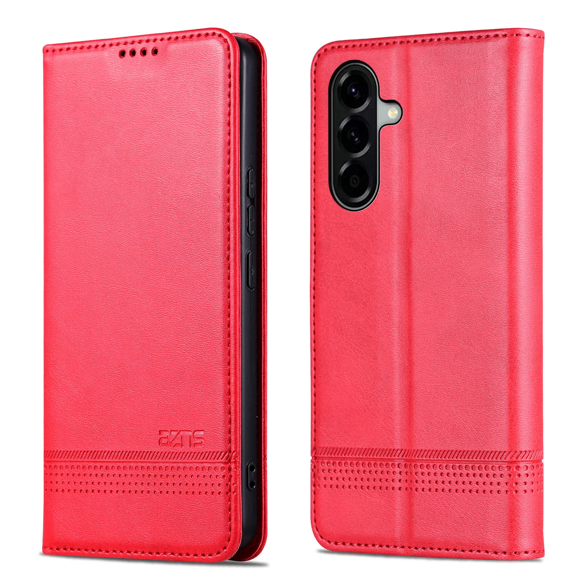 UUCOVER - Wallet Case for Samsung Galaxy A37 5G,PU Leather Wallet Folio Case with Card Slots Shockproof Kickstand Cover - Red price history on PriceWatchPro