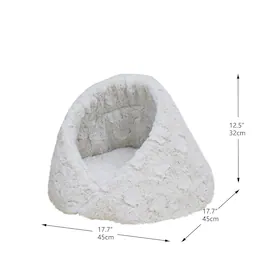 PetPals - Rose Cradle Cat Bed - White