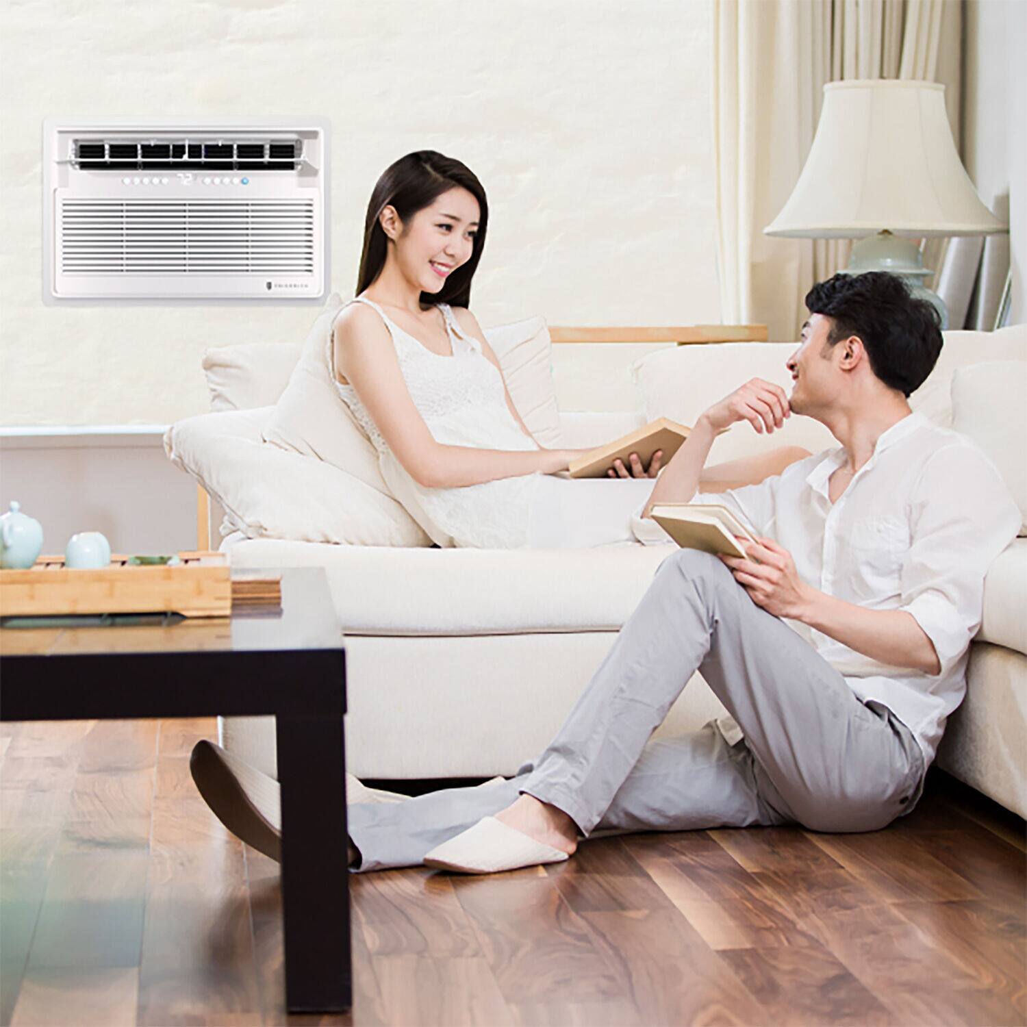 Alt View 16. Friedrich - Energy Star 15,000 BTU 700 Sq Ft Window or Wall AC - white.