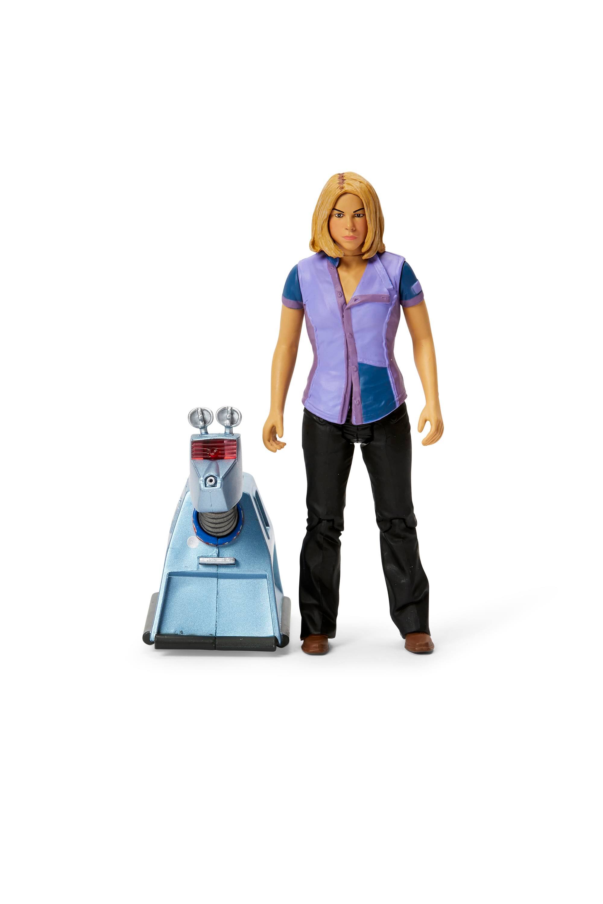 Alt View 10. Seven20 - Doctor Who 5" Action Figure - Rose Tyler with K-9 - Multi-Color.