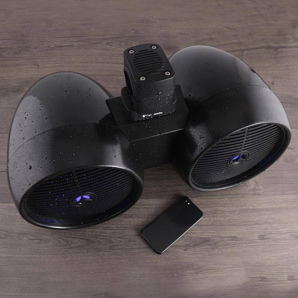 Alt View 4. Pyle - Pyle Marine Speakers, Boat Speakers, Marine - Black.