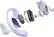 Alt View 4. Shokz - OpenFit 2+ Open-Ear True Wireless Bluetooth Earbuds - Purple.