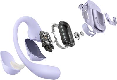 Shokz OpenFit 2+ Open Ear True Wireless Bluetooth Earbuds Purple Shokz OpenFit 2+ Open Ear True Wireless Bluetooth Earbuds Purple