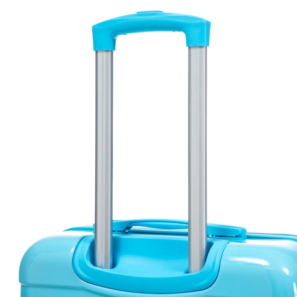 Alt View 9. Ropilly - Ropilly 3 Piece Luggage Set Hard Shell Spinner Suitcase Gradient Color Travel Luggage Navy Light Blue - Navy+Light Blue.