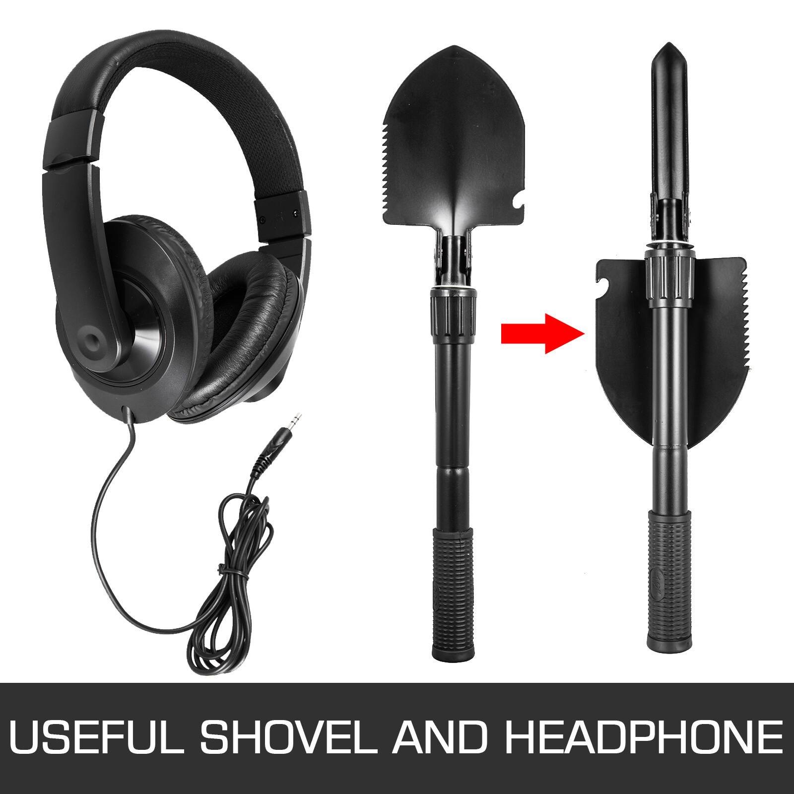 USEFUL SHOVEL AND HEADPHONE