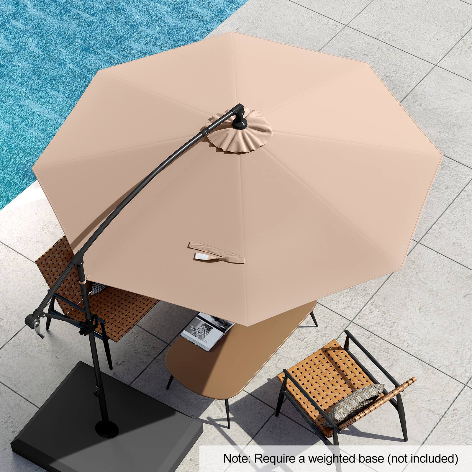 Note: Require a weighted base (not included)