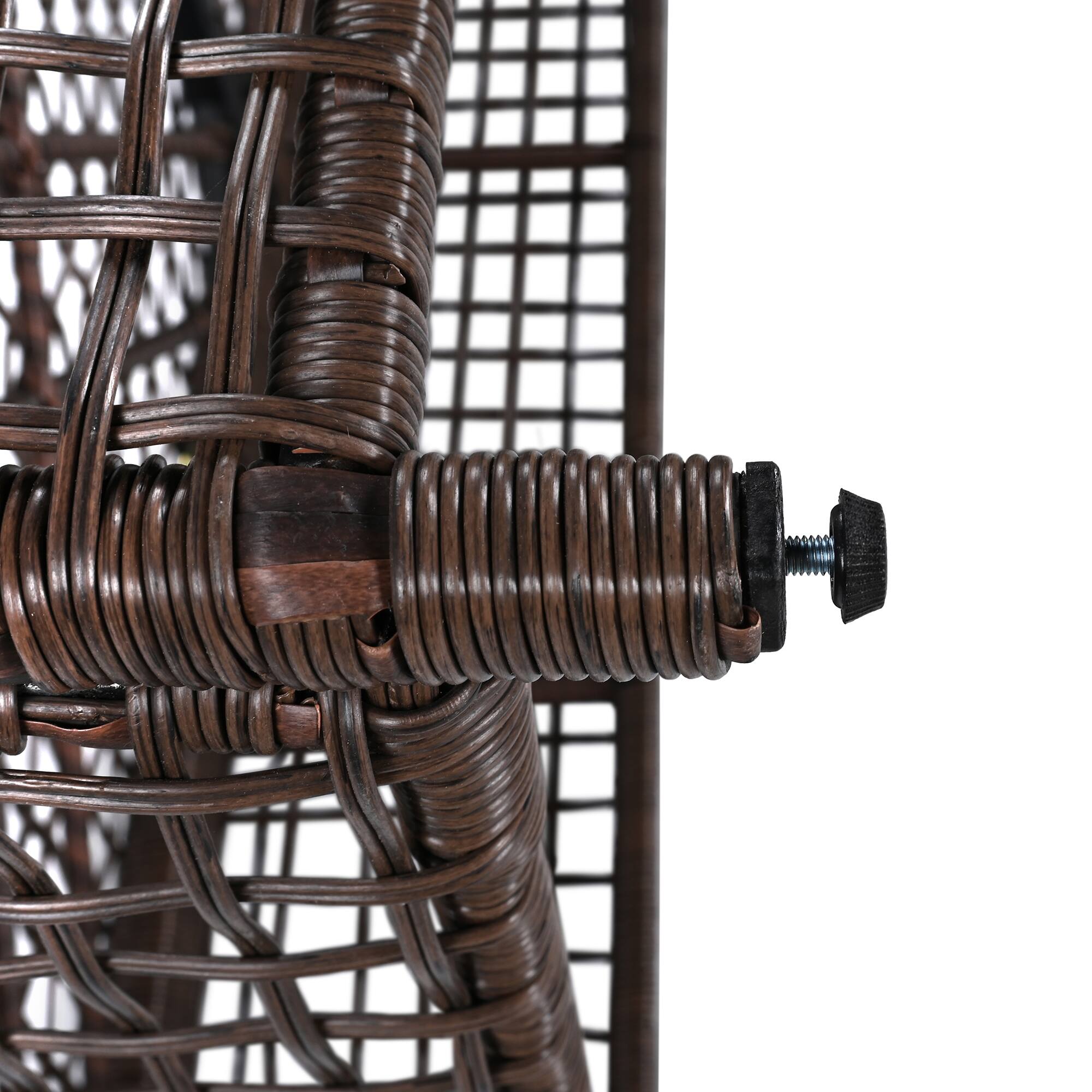 Alt View 6. Tiramisubest - Outdoor Rattan Chaise Lounge with 5-Position Backrest,Cushion and Wheels for Poolside,Backyard,Garden (Brown+Beige) - Brown+Beige.