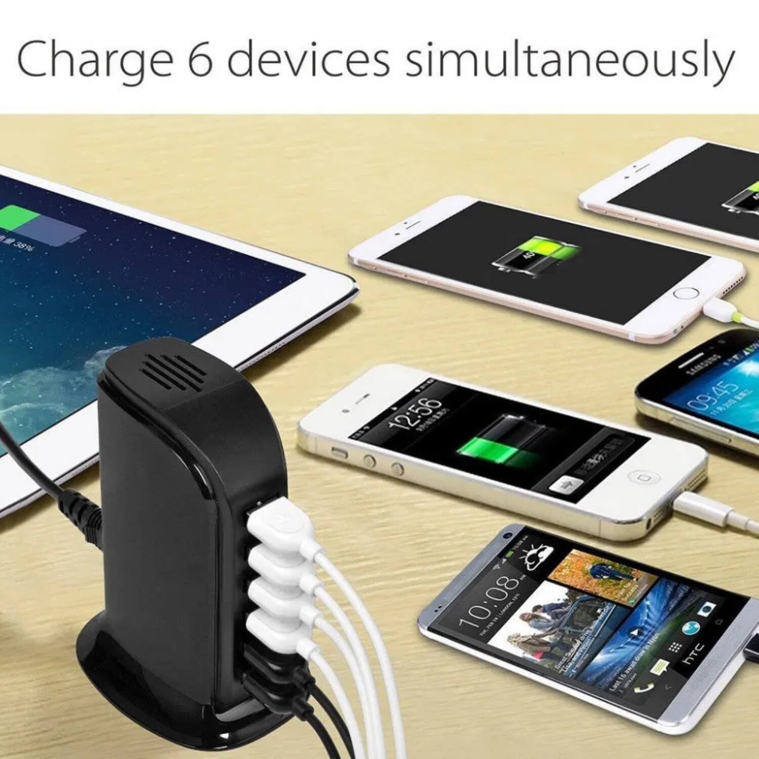 Charge 6 devices simultaneously