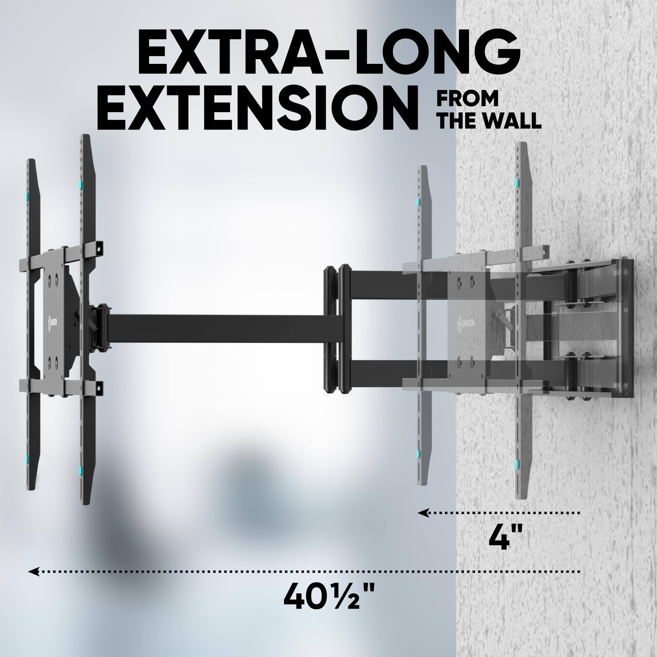 EXTRA-LONG EXTENSION FROM THE WALL

40½"

4"