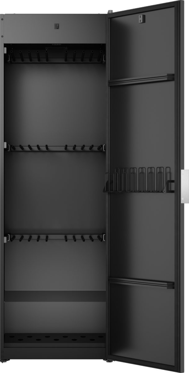 Left. Asko - 53 Linear ft of clothline space - flexible design, Versatile drying, Ultra Gentile Drying, 8 programs - Graphite Black - Graphite Black.