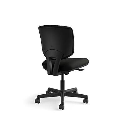 Alt View 4. HON - HON Volt Leather Task Chair, Black (HON5703SB11T) - Black.