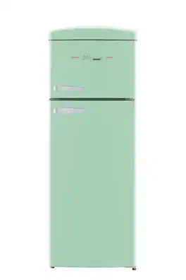 Unique Appliances - Classic Retro 7.5cu.ft Compact Top Freezer Refrigerator - Summer Mint Green