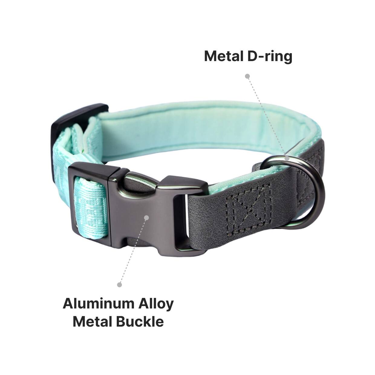 Metal D-ring  
Aluminum Alloy Metal Buckle