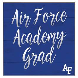 Jardine - Air Force Falcons 10" x 10" Grad Plaque - Blue