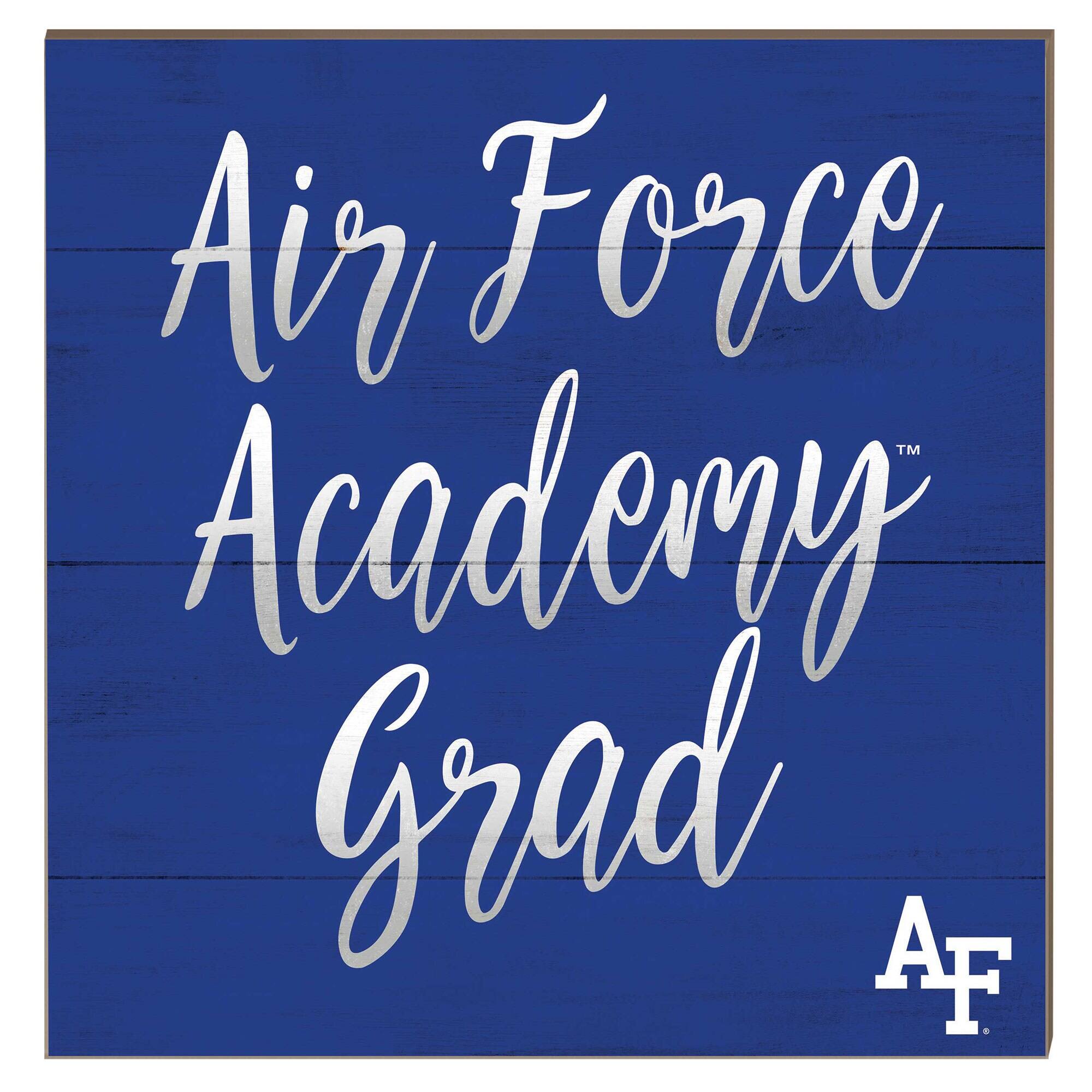 Air Force Falcons 10" x 10" Grad Plaque