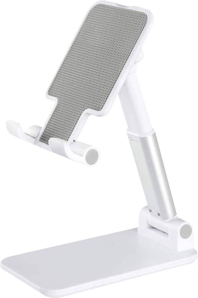 Alt View 11. SaharaCase - Foldable Stand for Most Cell Phones and Tablets up to 10" - White.