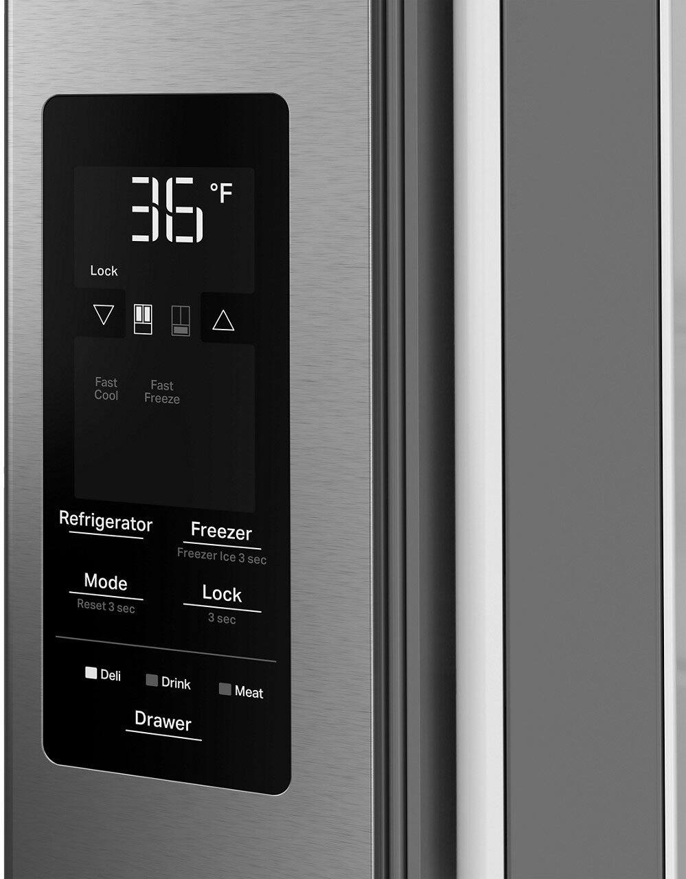 F B6 Lock Fast Cool Fast Freeze Refrigerator Freezer Freezer Ice 3 sec Mode Lock Reset 3 sec 3 sec Deli Drink Drawer Meat