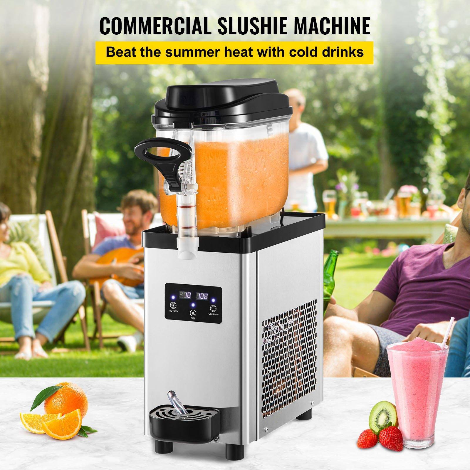 COMMERCIAL SLUSHIE MACHINE  
Beat the summer heat with cold drinks
